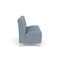 Lesro Siena Lounge Reception Armless 3 Seat Tandem Seating No Center Arms, Brushed Steel, RS RainSong Uph SN3102 - alternate 2